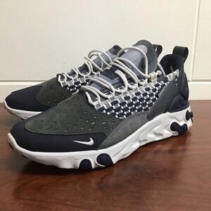EUC Nike React Sertu Theioth Sneakers Sz 9.5 Blue And Grey